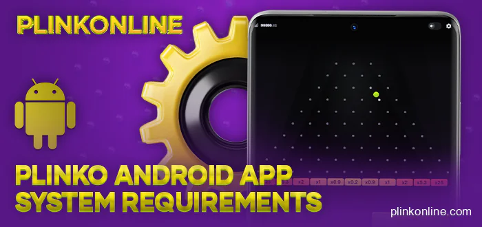 Requirements for plinko online application for android devices