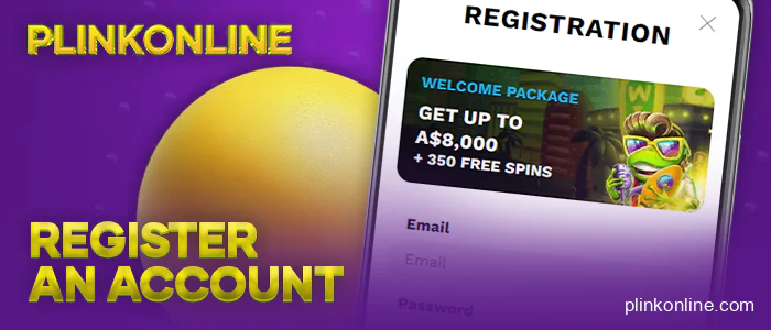Register at an online casino site to play plinko online through your phone
