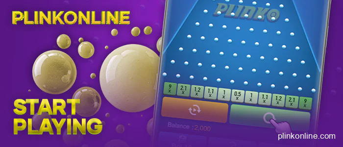 Start playing in the plinko app online for real money
