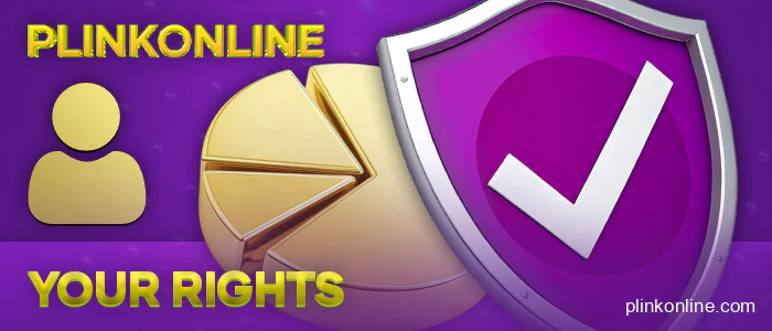 User rights on the plinkonline website